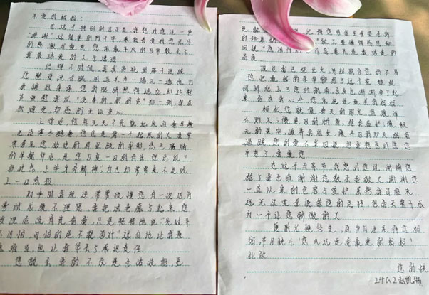 纸短情长寄心声