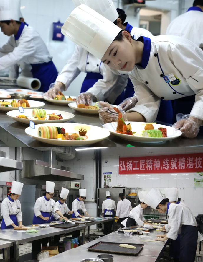 西餐烹饪系举办学生技能大赛