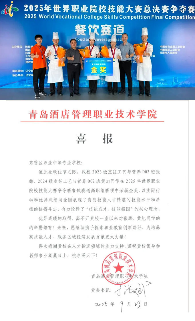 职业技能大赛获奖