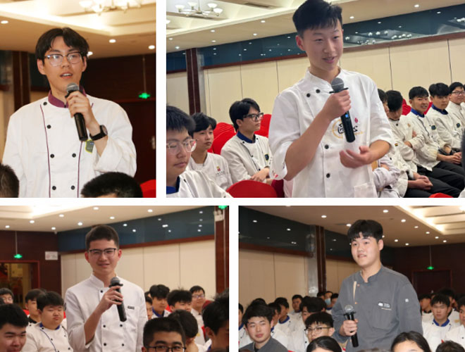 同学们踊跃发言积极畅谈