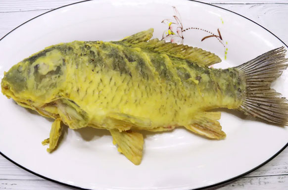 炸黄河口鲤鱼
