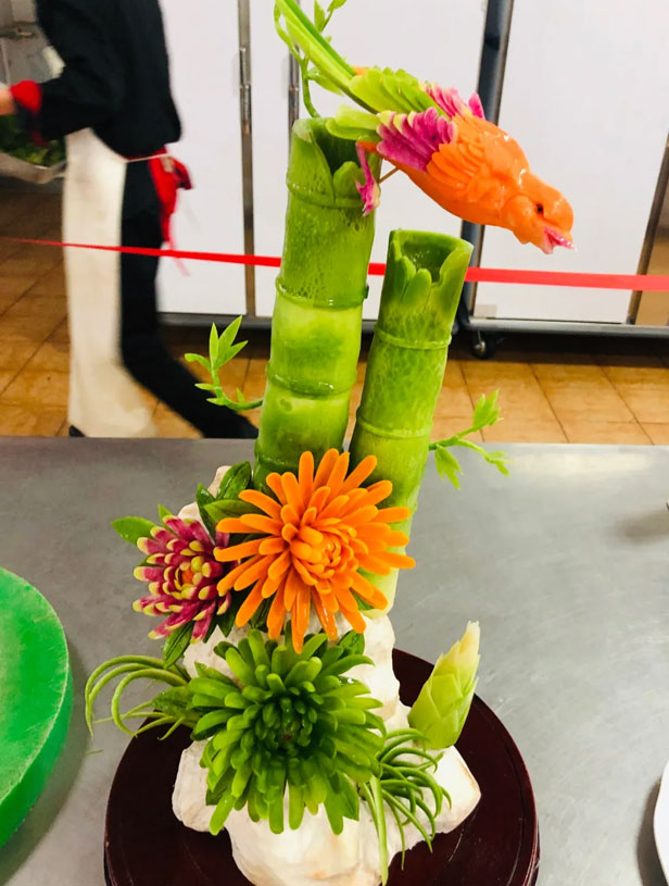 徐云平老师雕刻作品竹报平安