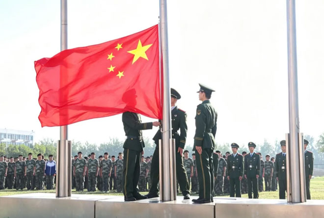 国旗护卫队升旗